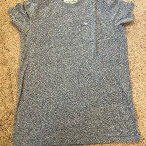 Abercrombie & Fitch Heather Gray Men's Tee